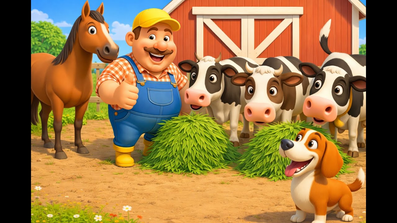 Old MacDonald Had a Farm 🐄 | Version 3.1 Different Animals Story | Kids Song & Nursery Rhyme