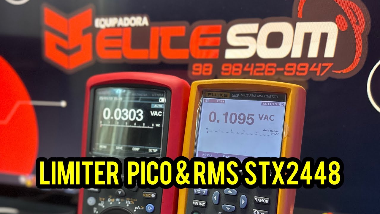 Limiter Pico e Rms STX2448, com frequência fixa, Osciloscópio barato, Unit195ds, Habotest hd208d