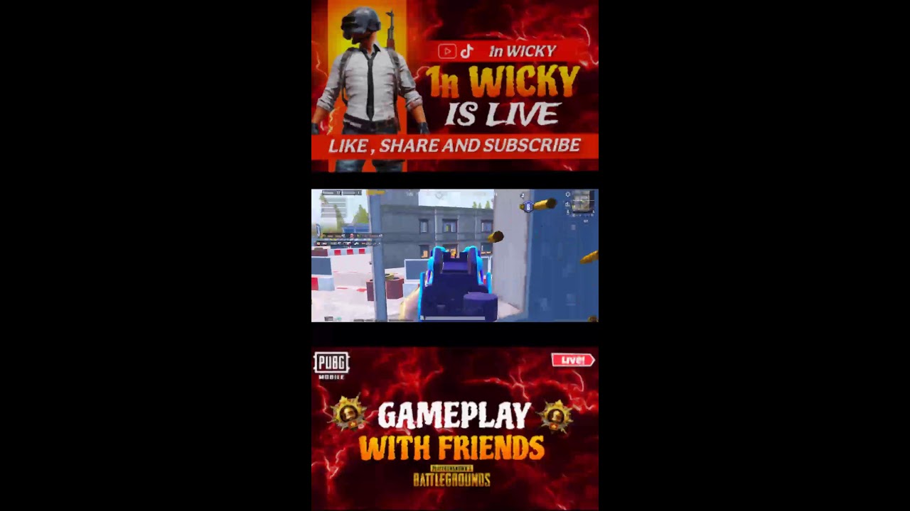 Pubgmobile live with funny friends