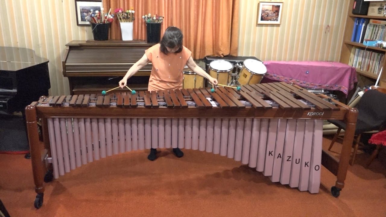 マリンバ「荒城の月」小川佳津子（STAYHOME）