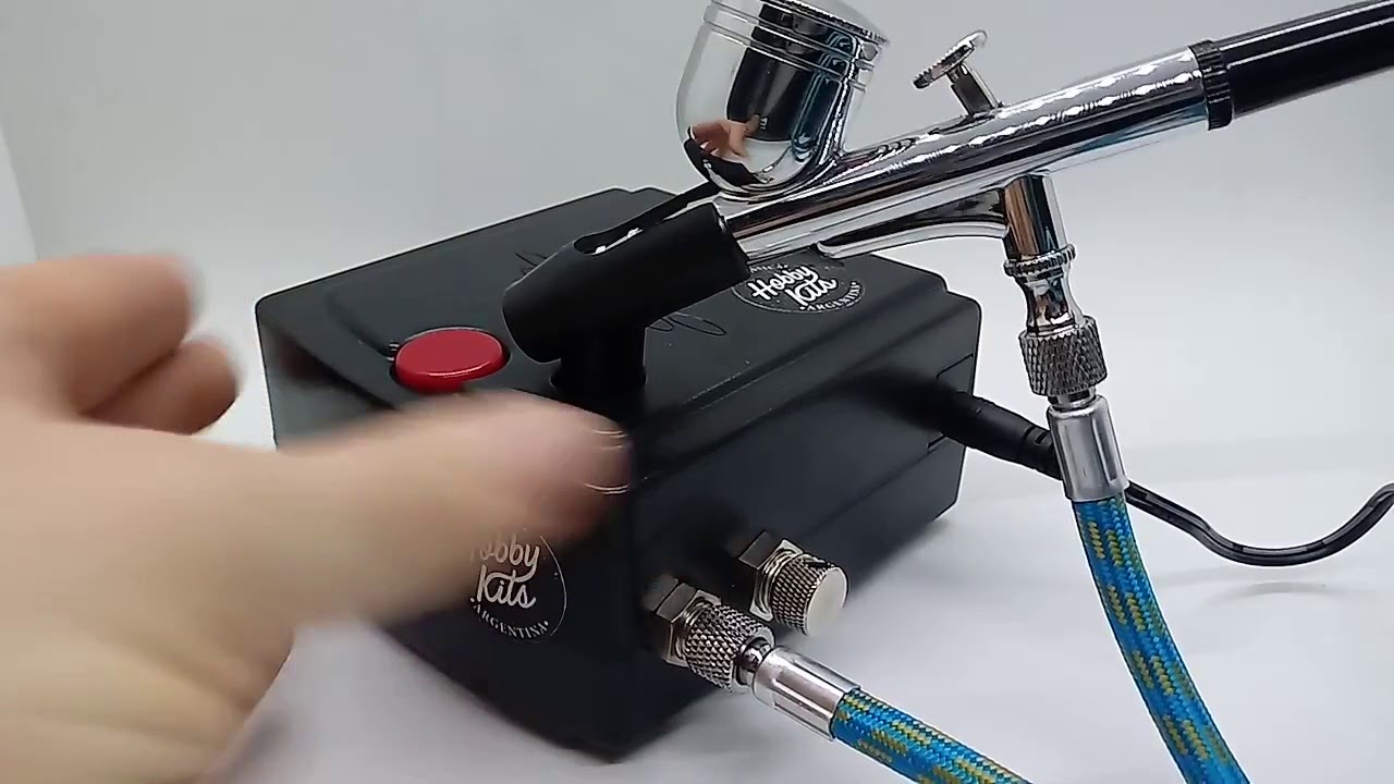 AEROGRAFOS HOBBYKITS CONEXION AL COMPRESOR