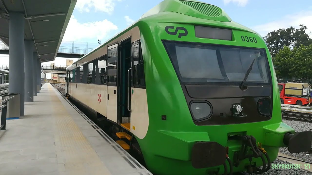 𝟭𝟭𝟵𝟮 🇪🇸 Badajoz ➙ Entroncamento 🇵🇹 CP 0350 unit 0360 🚆 Eastern Line ⌯ Almourol Castle 🏰 R 5500