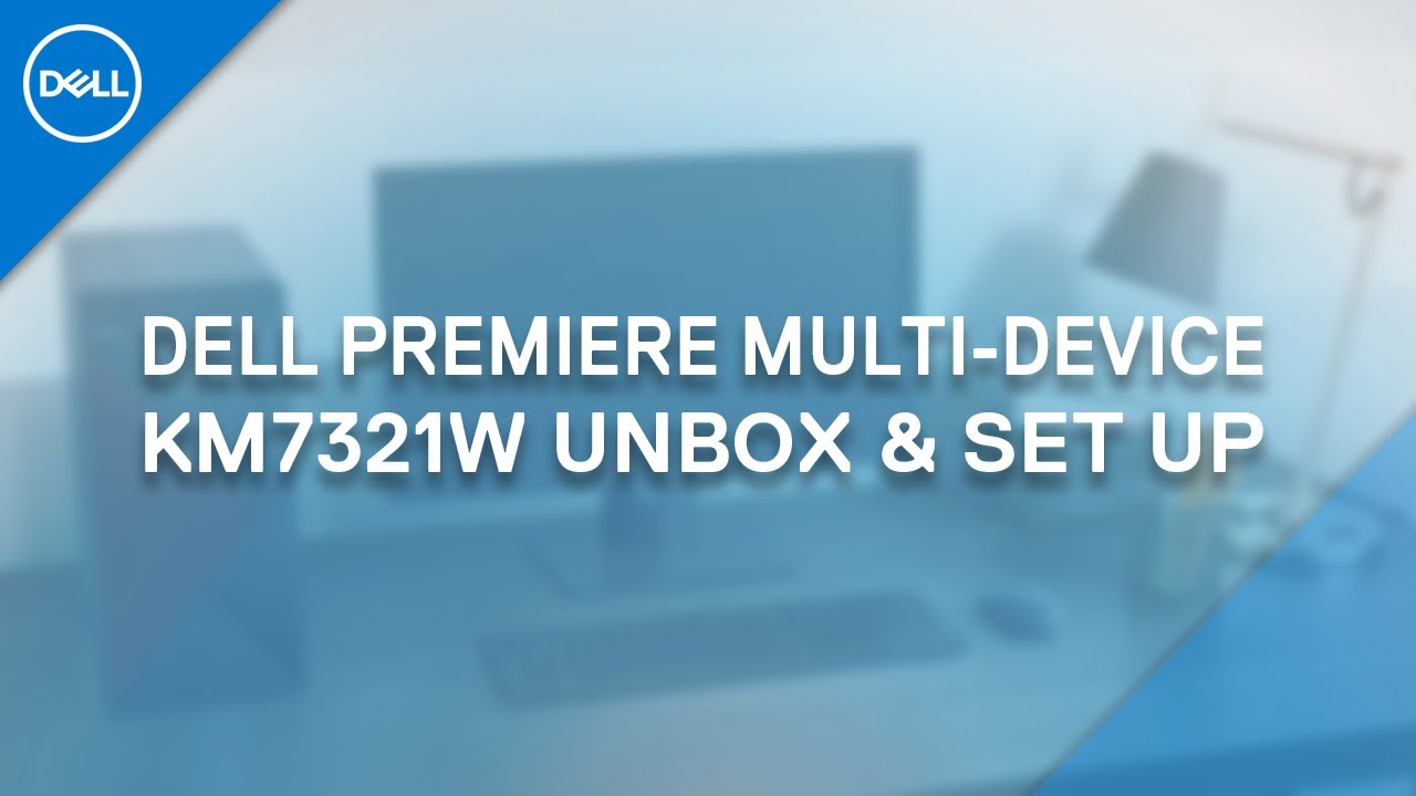 Как распаковать и настроить беспроводную клавиатуру и мышь Dell KM7321W (официальная техническая ...