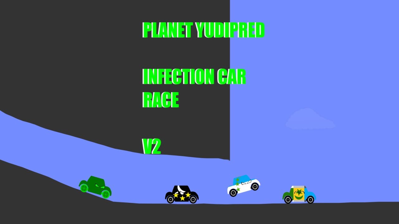 Planet Yudipred Infection Car Race | Country Cars | Algodoo | V2