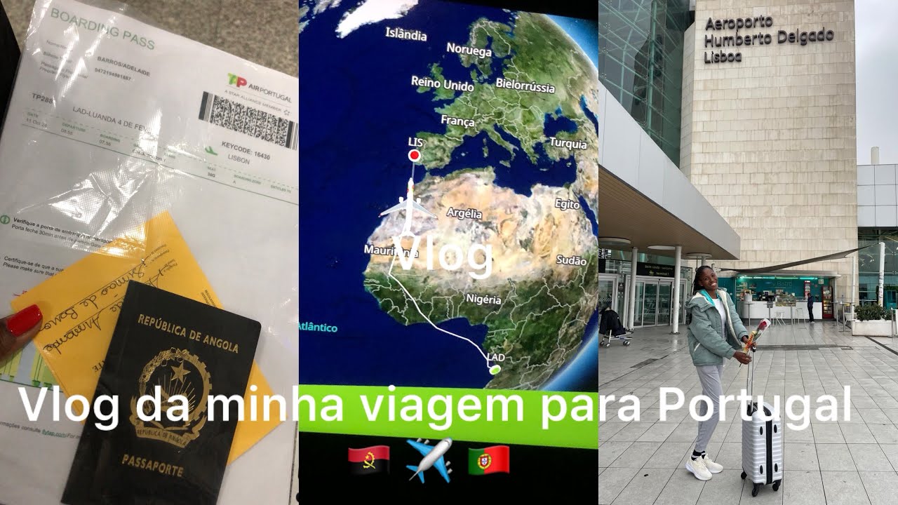Minha viagem de Angola 🇦🇴 para Portugal 🇵🇹, vlog