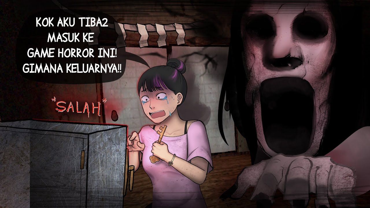 GAME TERKUTUK - Livestream Terakhir Gamer Sombong | Kartun Hantu Game Peta Peta Roblox
