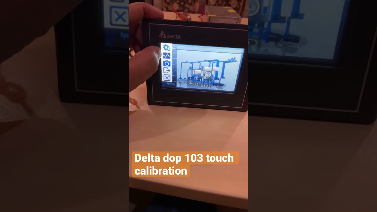 Delta hmi touch calibration | delta hmi system settings | delta hmi in delhi