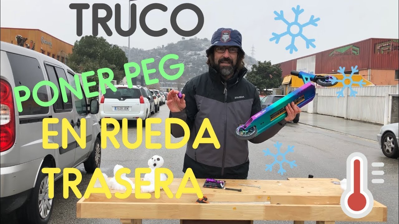 Tutorial, como poner, montar un peg en tu scooter.