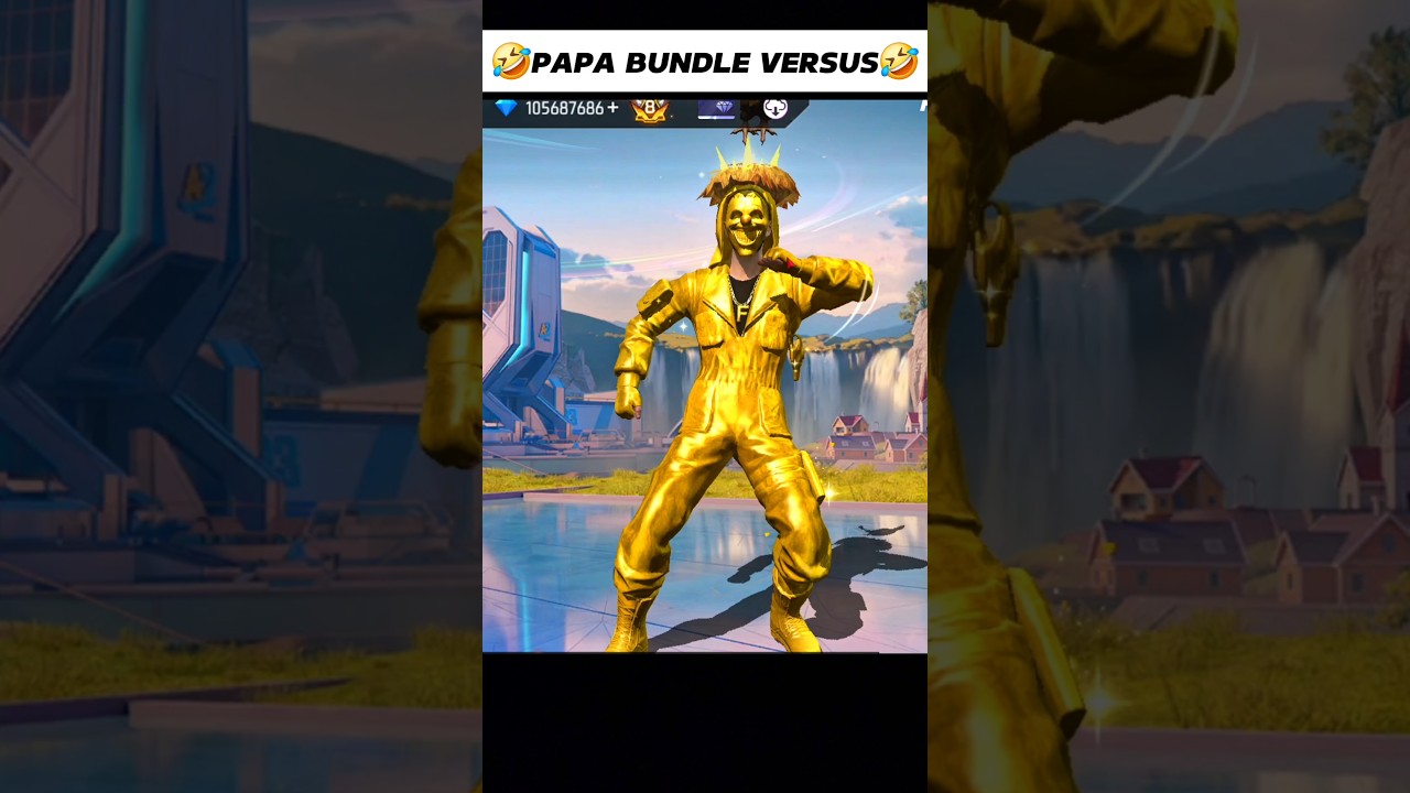 Papa Bundle Versus 😂 #freefire #funny #short #shorts