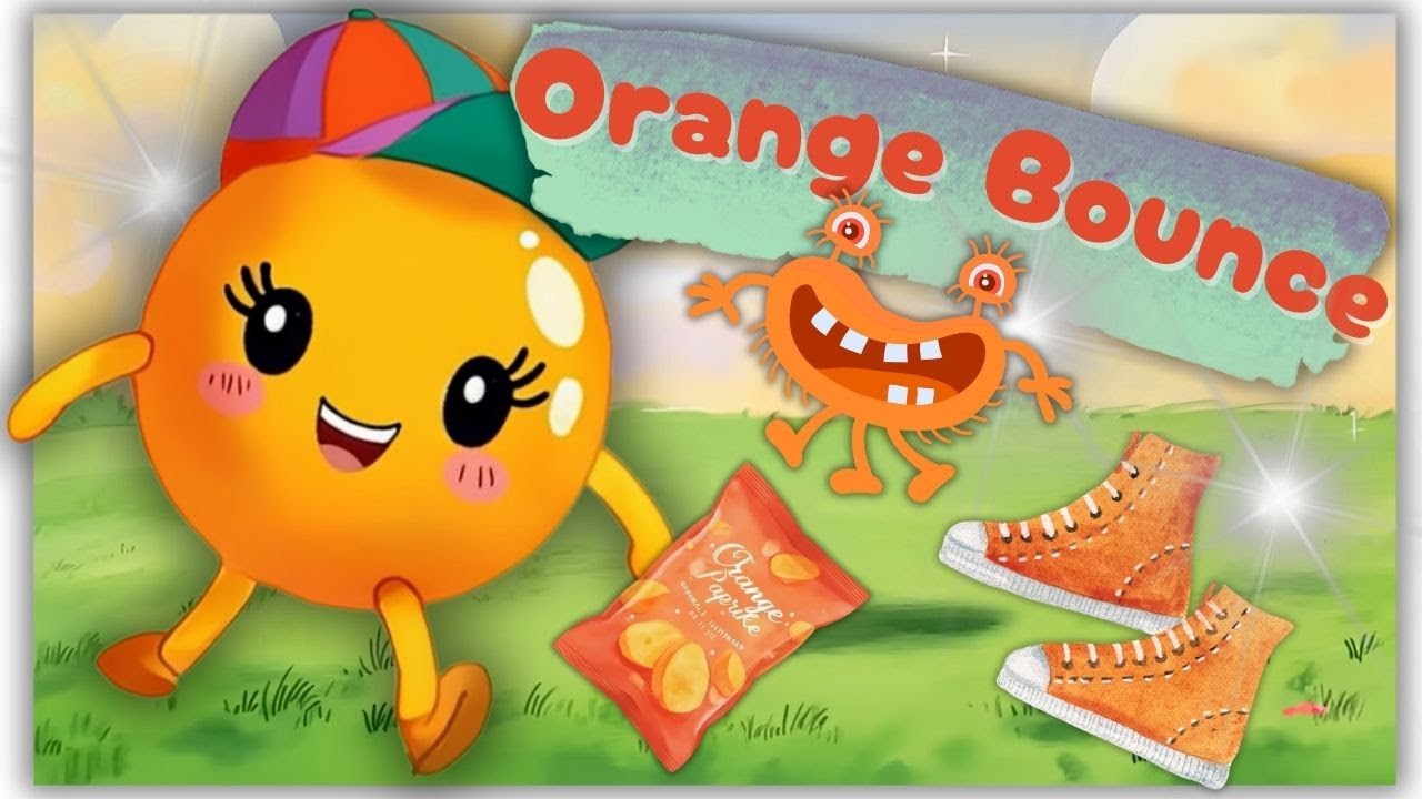 Can You Spot All the Orange Things? 👀🍊 Colors for Kids