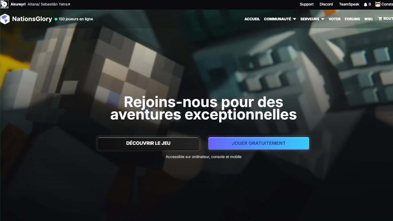 TutoGlory : Comment rejoindre NationsGlory ?