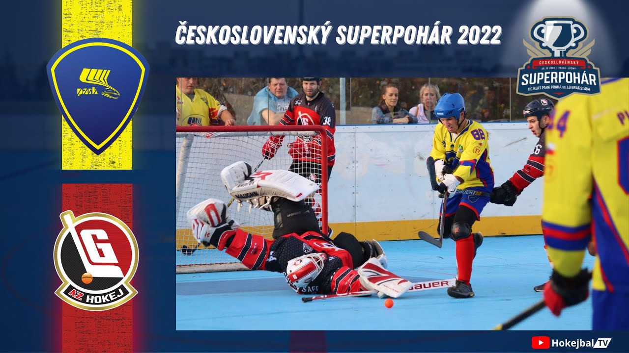 Highlights Československý superpohár 2022 - HC Kert Park Praha vs. LG Bratislava | 29.10. 2022