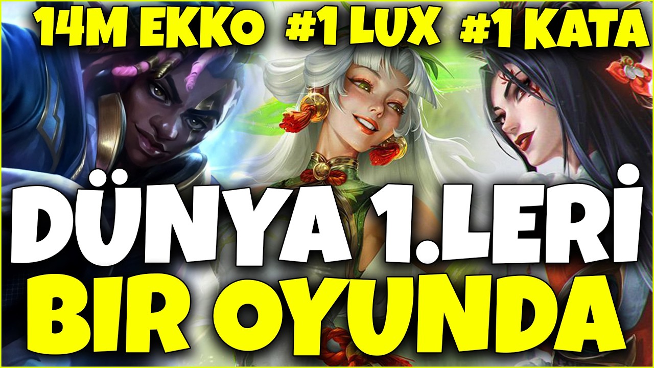 14 MİLYON EKKO, D&Uuml;NYA LUX 1.Sİ VE D&Uuml;NYA KATA 1.Sİ BİR MA&Ccedil;TA💀