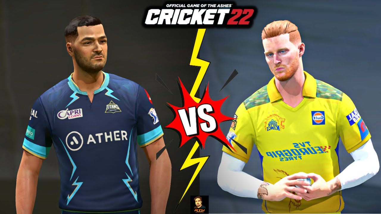 GT vs CSK T20 Match With New IPL 2023 Teams - Cricket 22 Live - RtxVivek | Later WPL