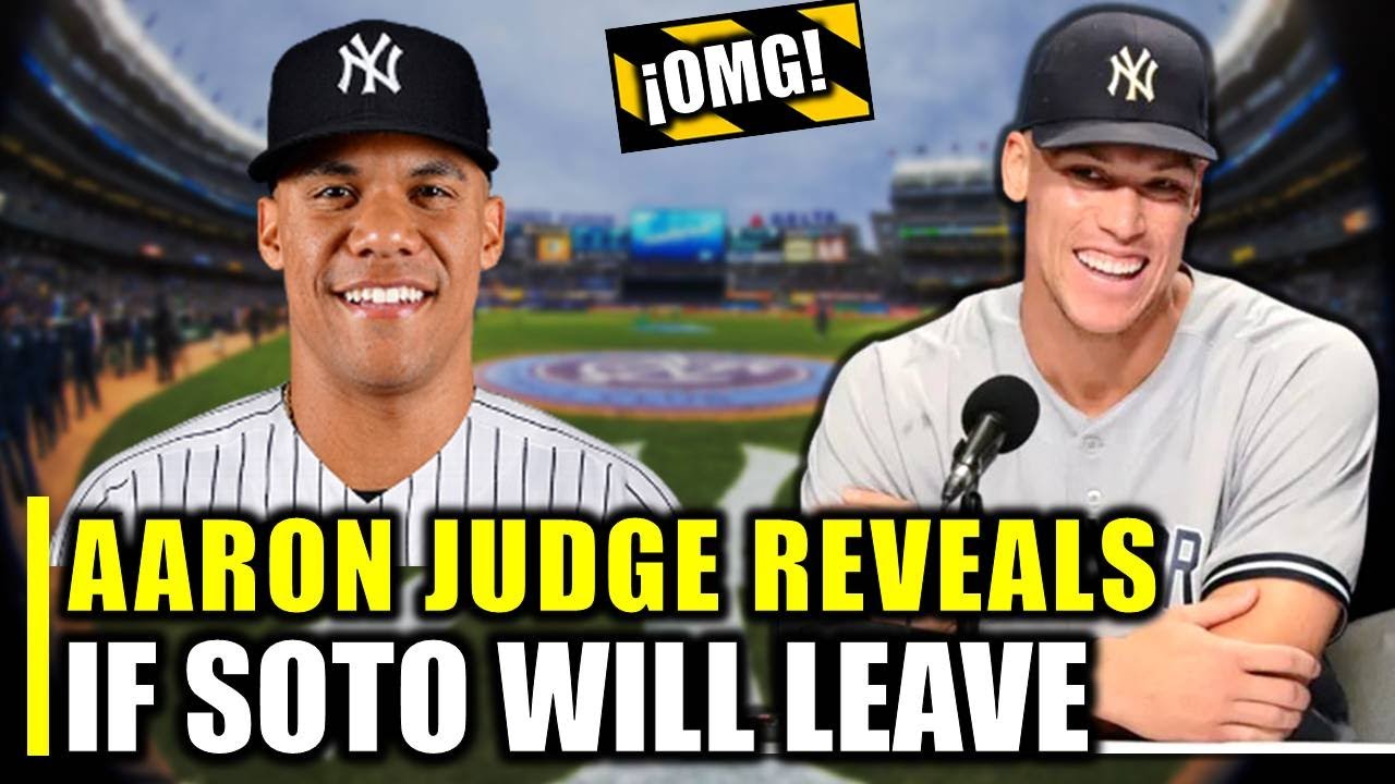 BREAKING! AARON JUDGE REVEALS IF SOTO WILL LEAVE THE YANKEES !! - YANKEES NEWS