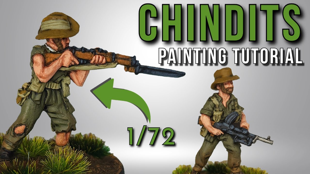 1/72 WW2 British Chindits | Painting Guide | AB Figures - Army Men
