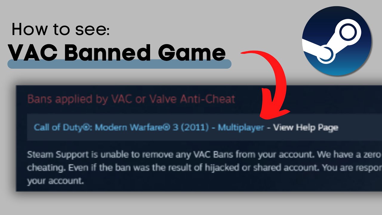 How To See What Steam Game Has a VAC Ban - Easy Method