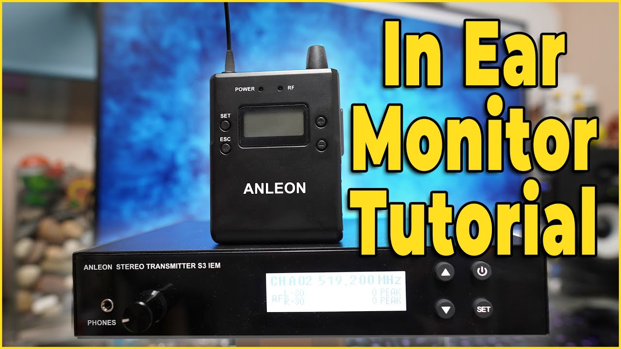 Monitores In Ear TUTORIAL | Anleon S3 IEM