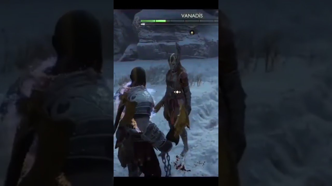God of War Ragnar&ouml;k: Новая игра+: Второй раунд против Ванадиса. #godofwar #gaming #shorts