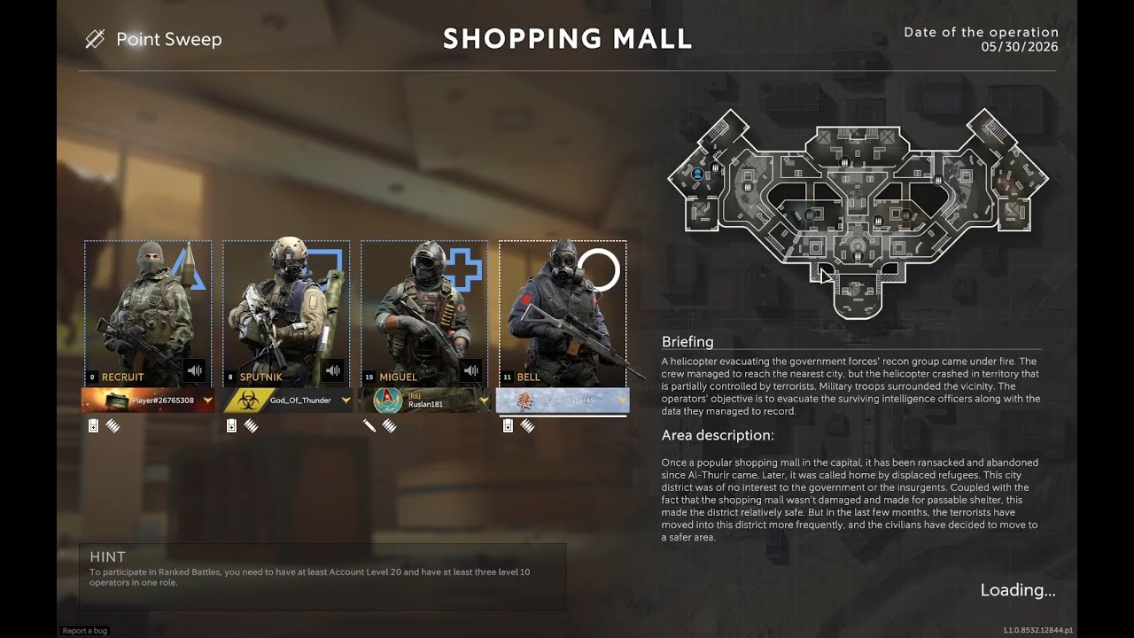 Caliber Gameplay SAS Bell in the Shopping Mall