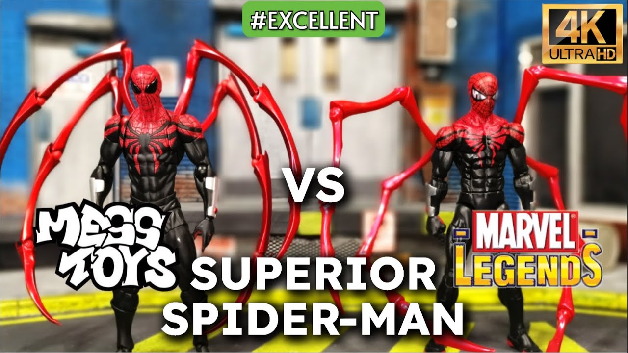 Mess Toys Ultimate Neighbor vs Marvel Legends Superior Spider-Man Unboxing REVIEW #revoltech #marvel