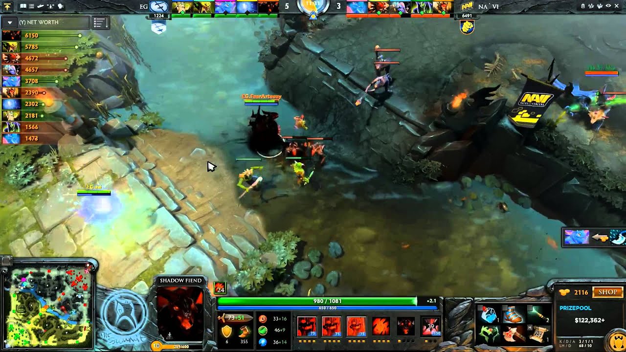 Na'Vi vs EG (Summit LAN - Groups)