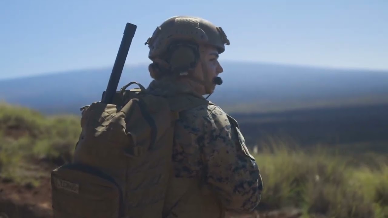 U.S. Marine Joint Terminal Attack Controllers Call for Fire in Hawaii