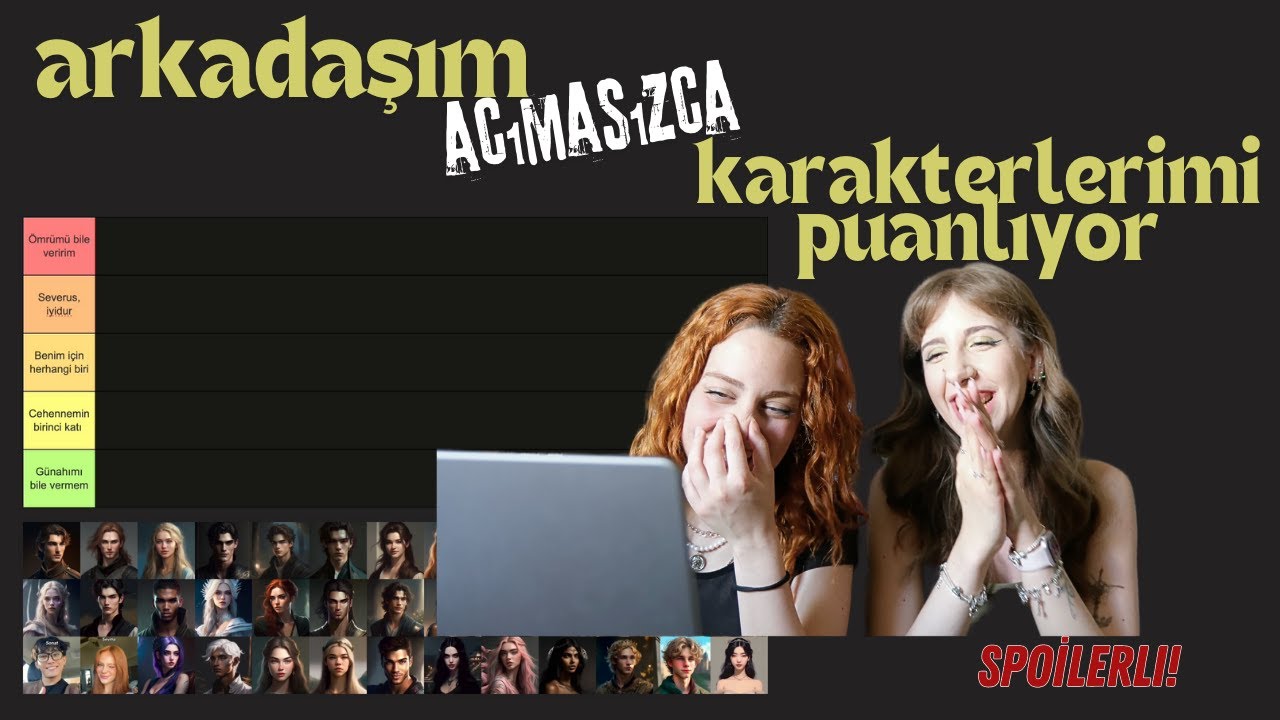 yazdığım karakterlere ömrünüzü bile verir misiniz yoksa günahınızı bile vermez misiniz?