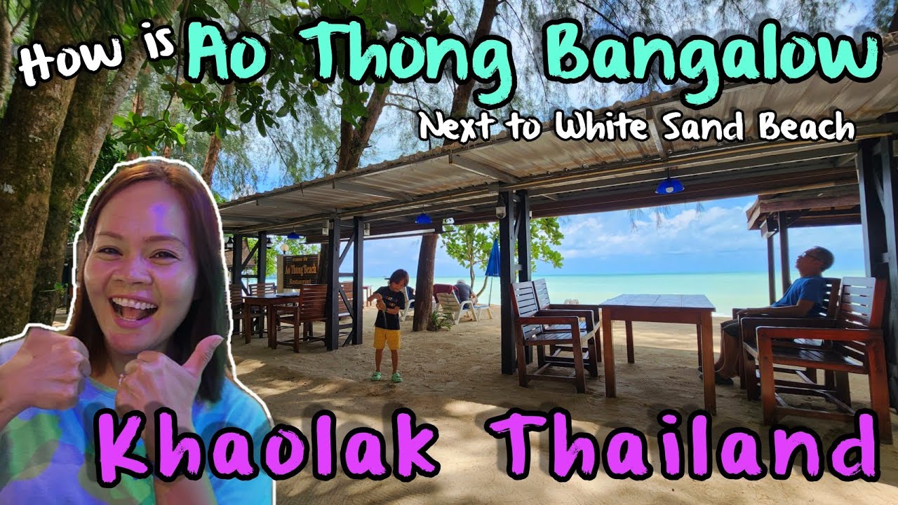 Ao Thong Bangalow | Restaurant next to White Sand Beach Khao Lak Thailand
