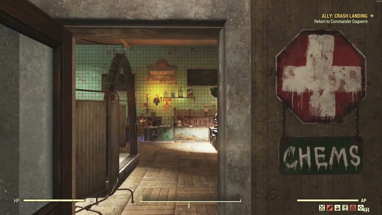 Fallout 76 Burning Springs: Atomic Wrangler Shelter Build (Nuk-E-Cheese)