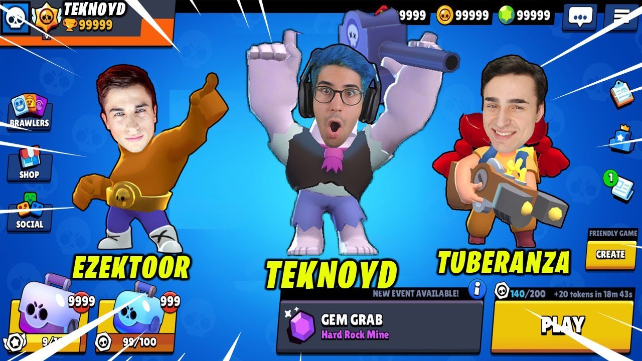 Questa NUOVA SQUADRA di YOUTUBERS è IMBATTIBILE ! w/Ezektoor, Tuberanza | Brawl Stars ITA