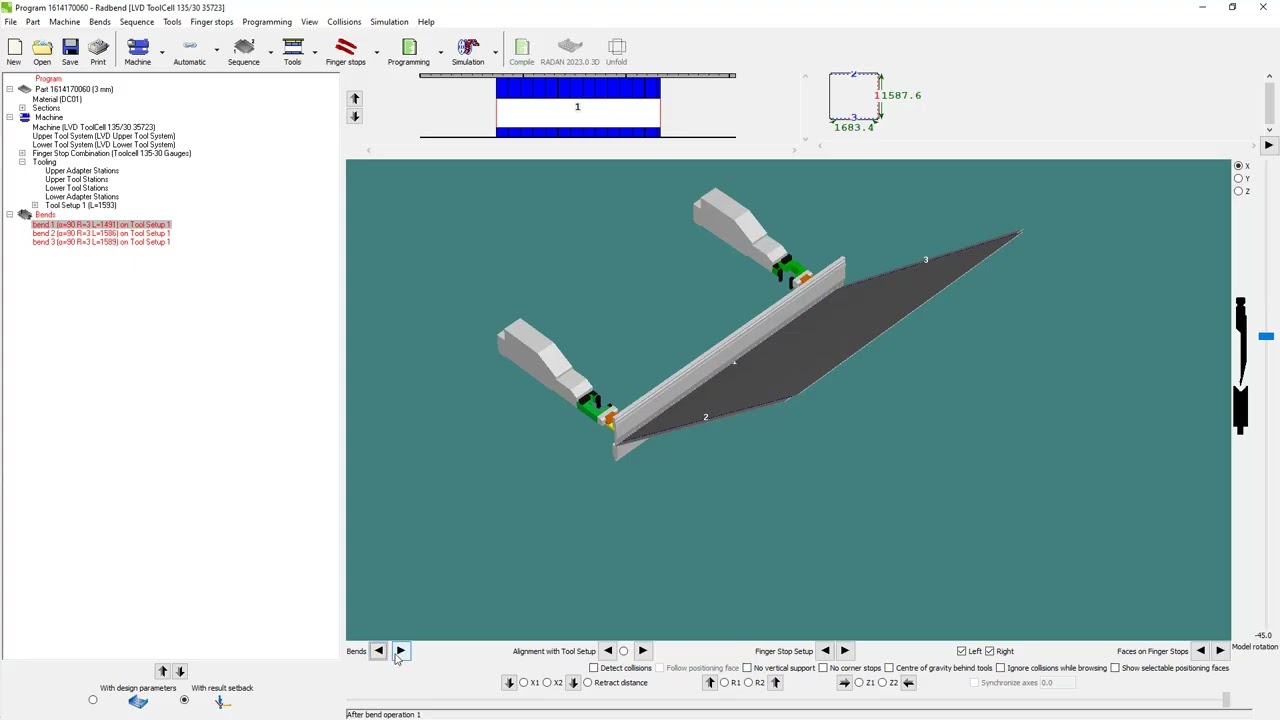 RADAN - Radbend Part Programming