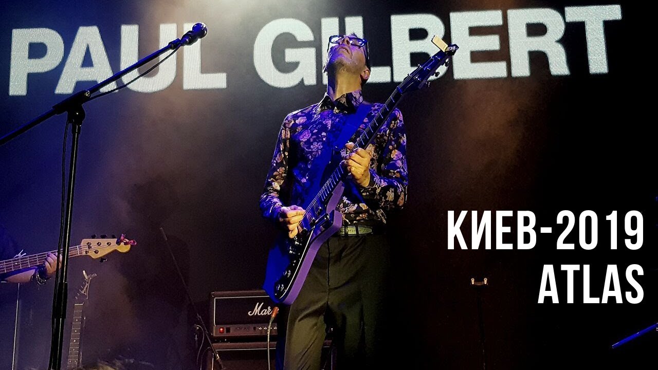 Гитарист Пол Гилберт в Киеве, 2019 |  Paul Gilbert guitar player, Kiev