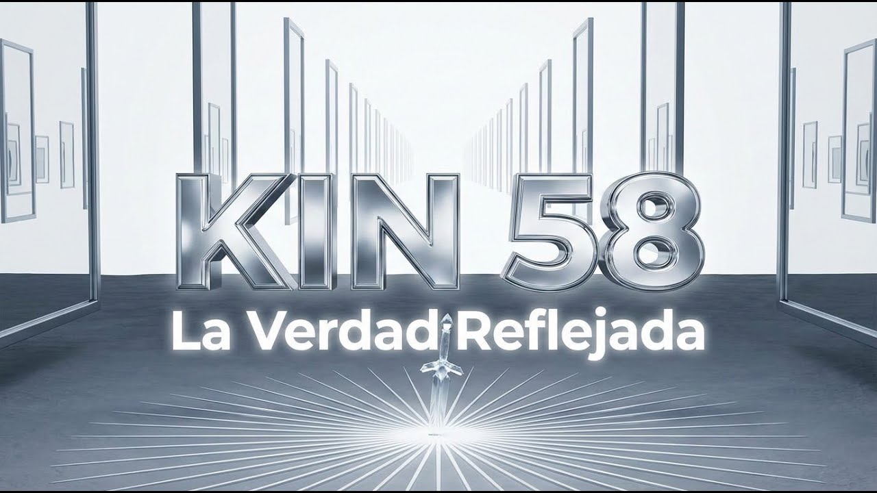 ¡Mírate de Frente! 🪞 KIN 58: Espejo Rítmico Blanco | Música para la Claridad Mental