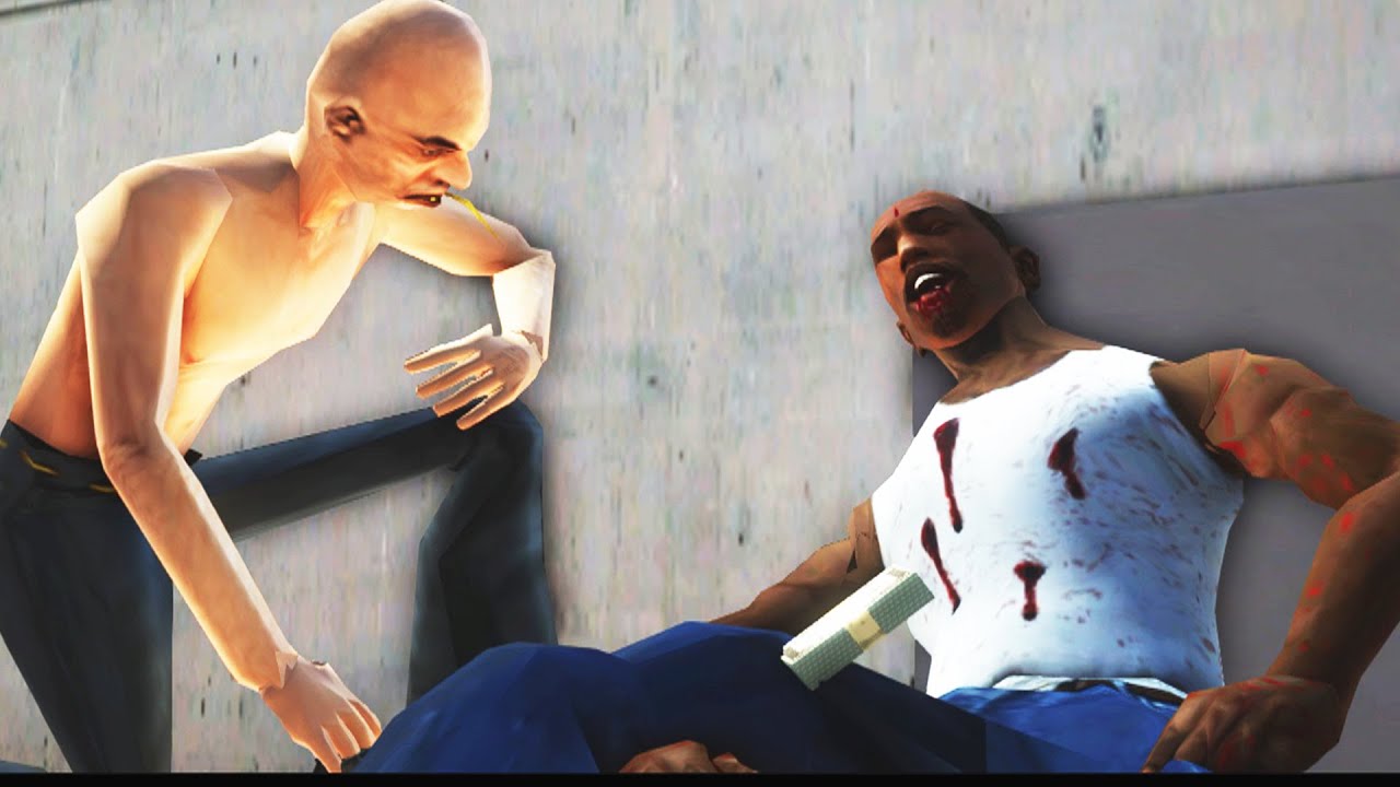 Esto pasaría si el tio gilipollas fuera el protagonista de GTA San Andreas