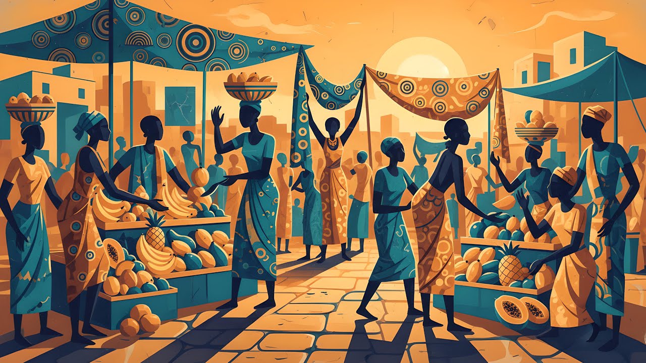 Vibrant Marketplace | Afro Jazz Instrumental Grooves | Relax & Celebrate