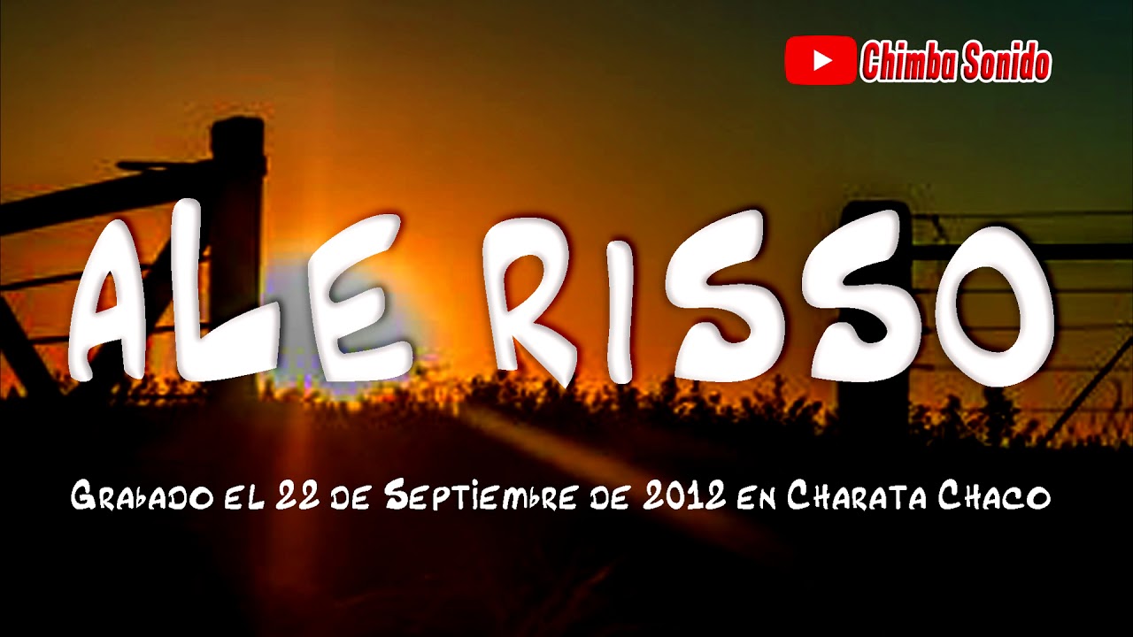 Ale Risso y su conjunto en vivo   Grabado el 22 09 2012