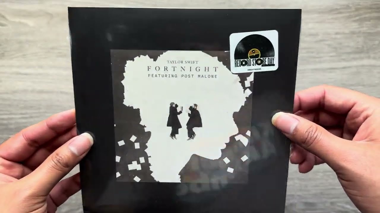 Unboxing Taylor Swift Fortnight ft. Post Malone | RSD 7-Inch Vinyl Single