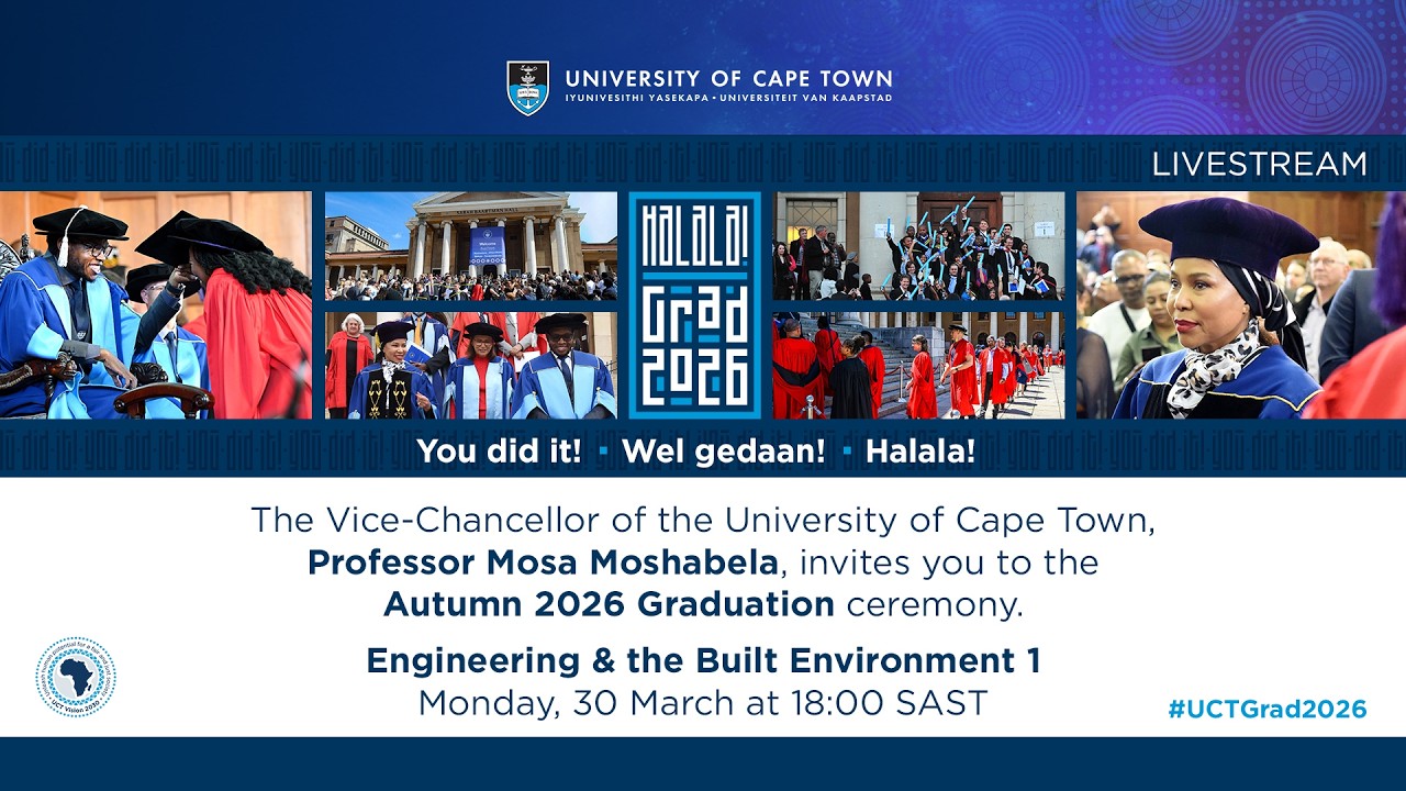 Faculty of Engineering & the Built Environment graduation ceremony 1 &ndash; Autumn 2026