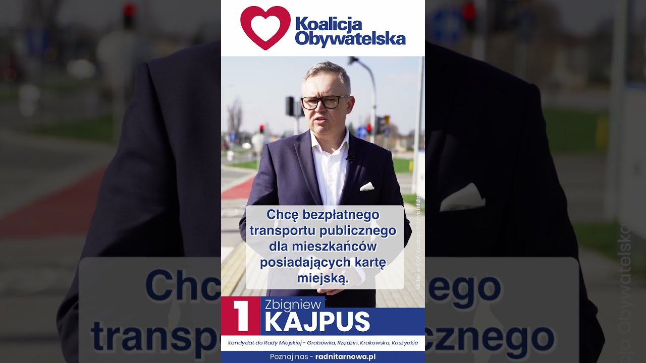 Zbigniew Kajpus | Kandydat do Rady Miejskiej Tarnowa (Okręg 2, Miejsce 1)