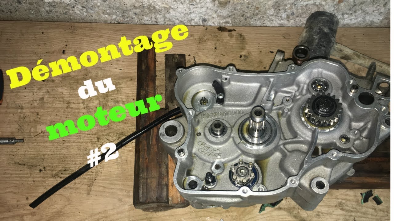 Gas Gas EC 125 - Démontage moteur #2 (changement roulements, joints spy vilebrequin et piston)