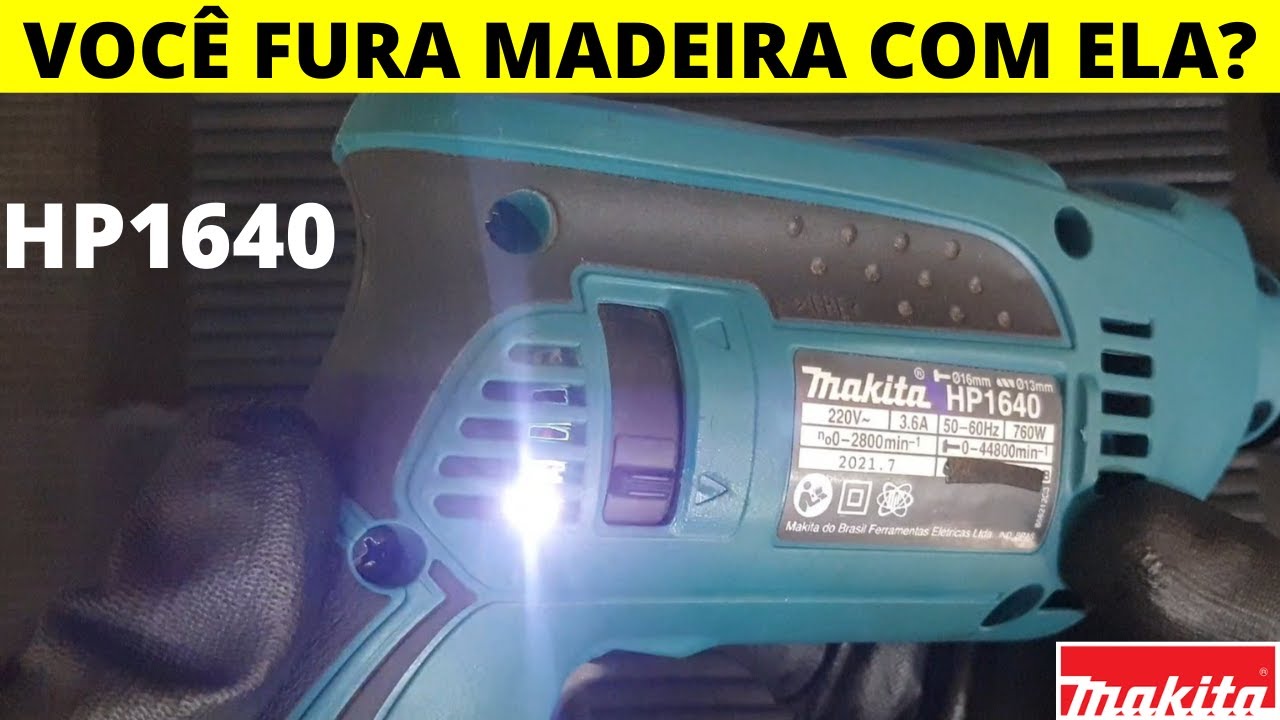FURADEIRA MAKITA HP1640 - SOLTANDO FAÍSCAS E SEM FORÇA COMO RESOLVER?