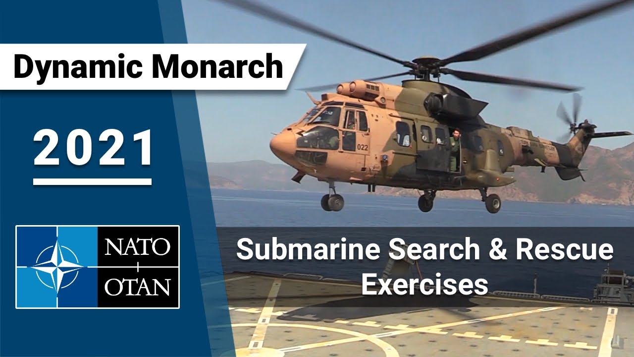 AS532 Cougar Helicopter Landing on TCG Alemdar | NATO Dynamic Monarch 2021 Exercise