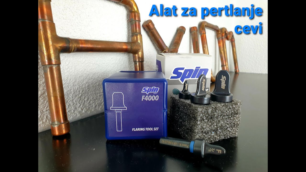Pertlanje bakarnih cevi sa SPIN alatom!