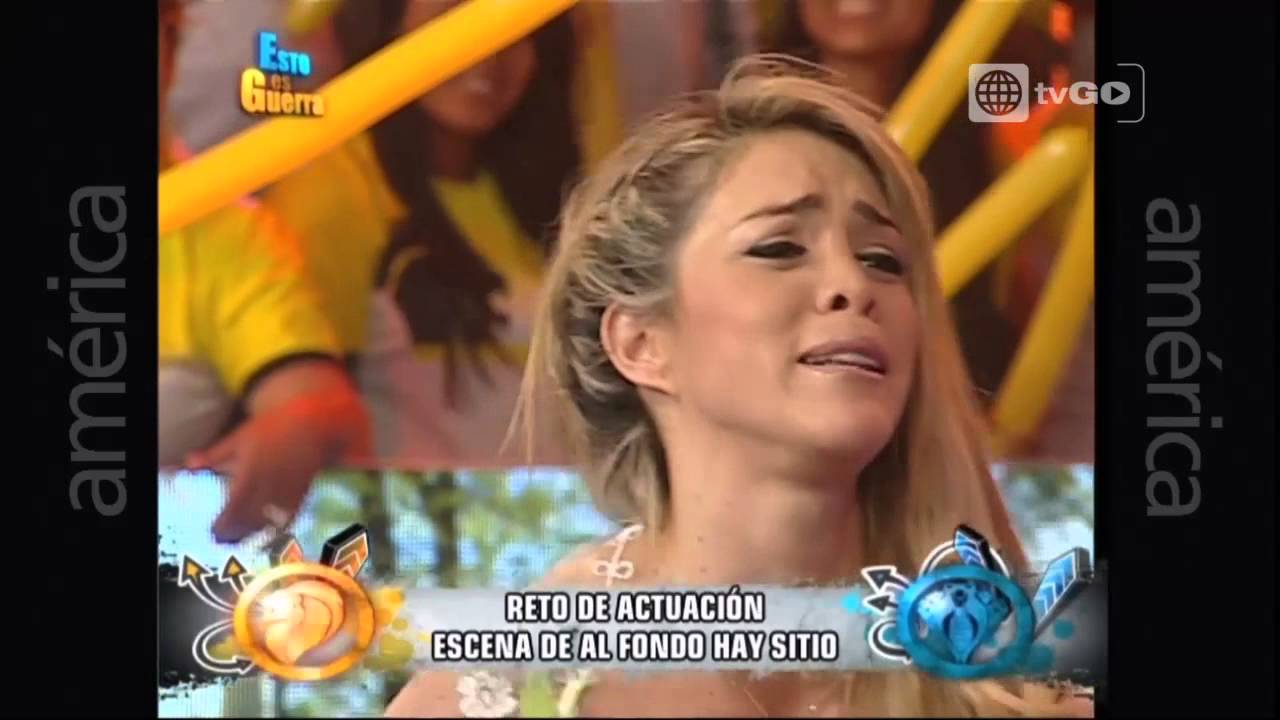 Sheyla Rojas y Patricio Parodi en reto de actuación - Esto es Guerra - 27/05/2015