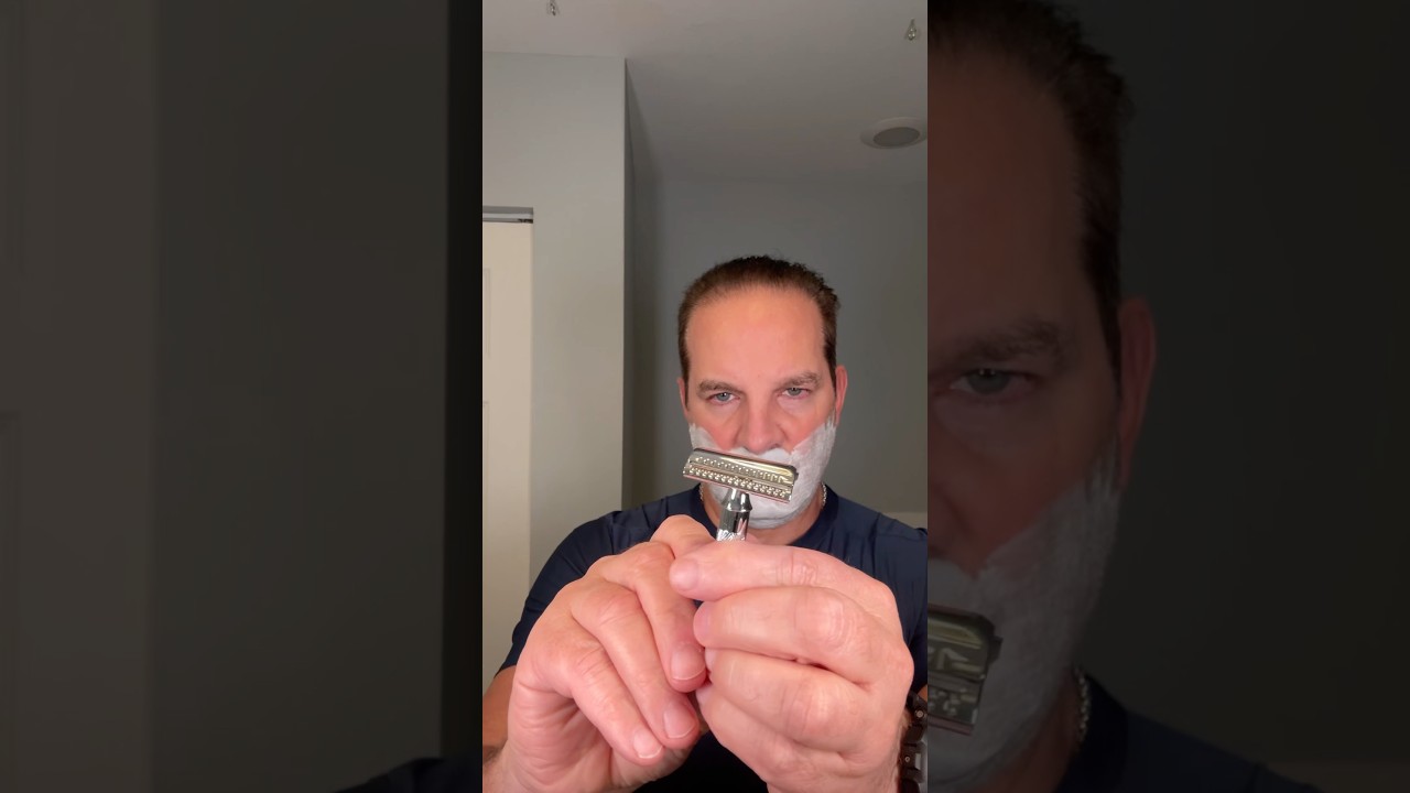 Merkur 37C Slant Bar Safety Razor Shave 