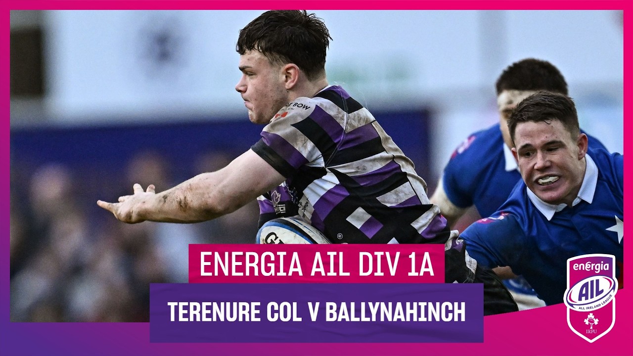 Terenure Col. v Ballynahinch - #EnergiaAIL Highlights Men’s Div 1A Rd 14