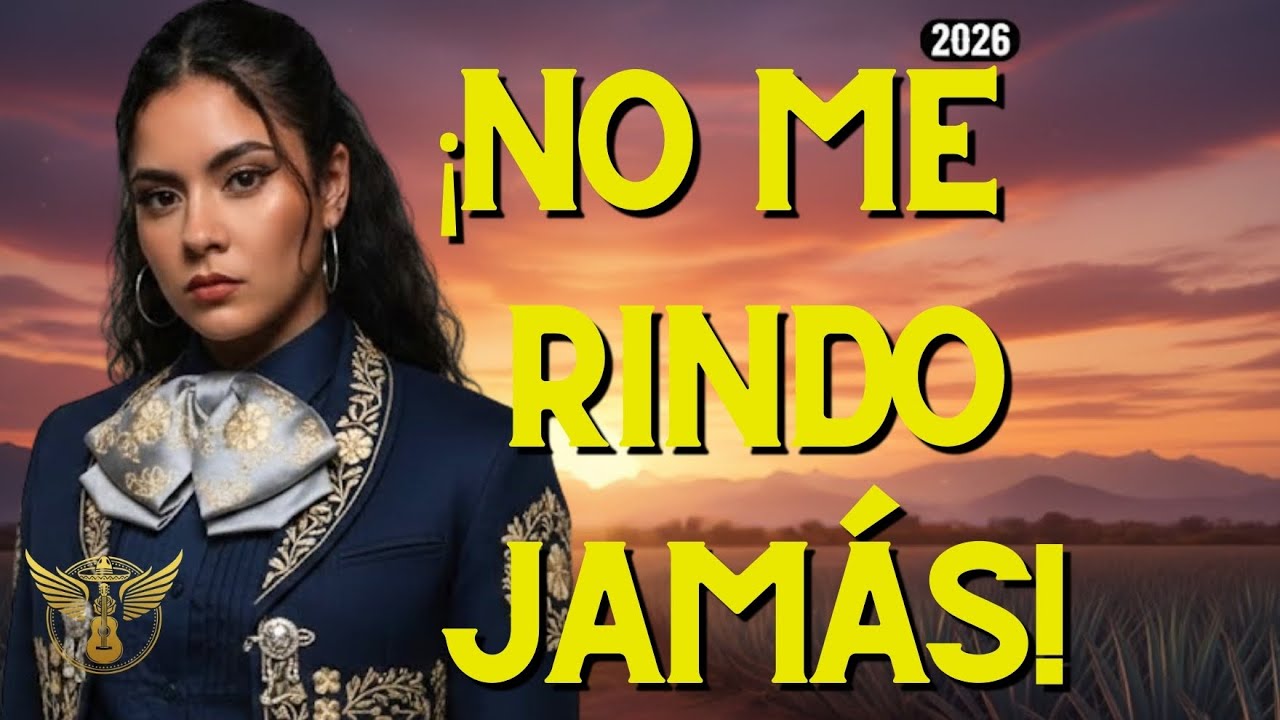 ¡NO ME RINDO JAMÁS! - Ranchera para Mujeres Empoderadas (Video Oficial 2026) | Rancheras de Oro Mx