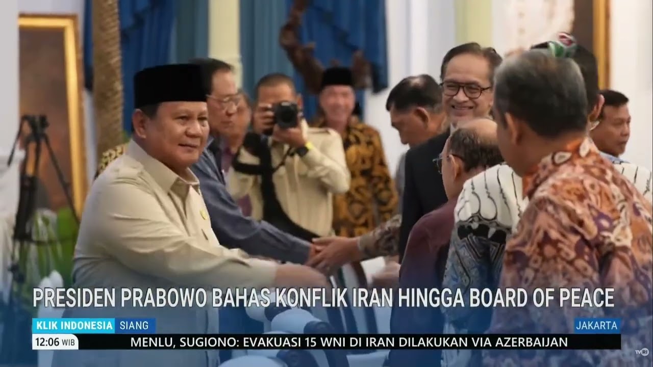 Presdien Prabowo Bahas Konflik Iran Hingga Board Of Peace