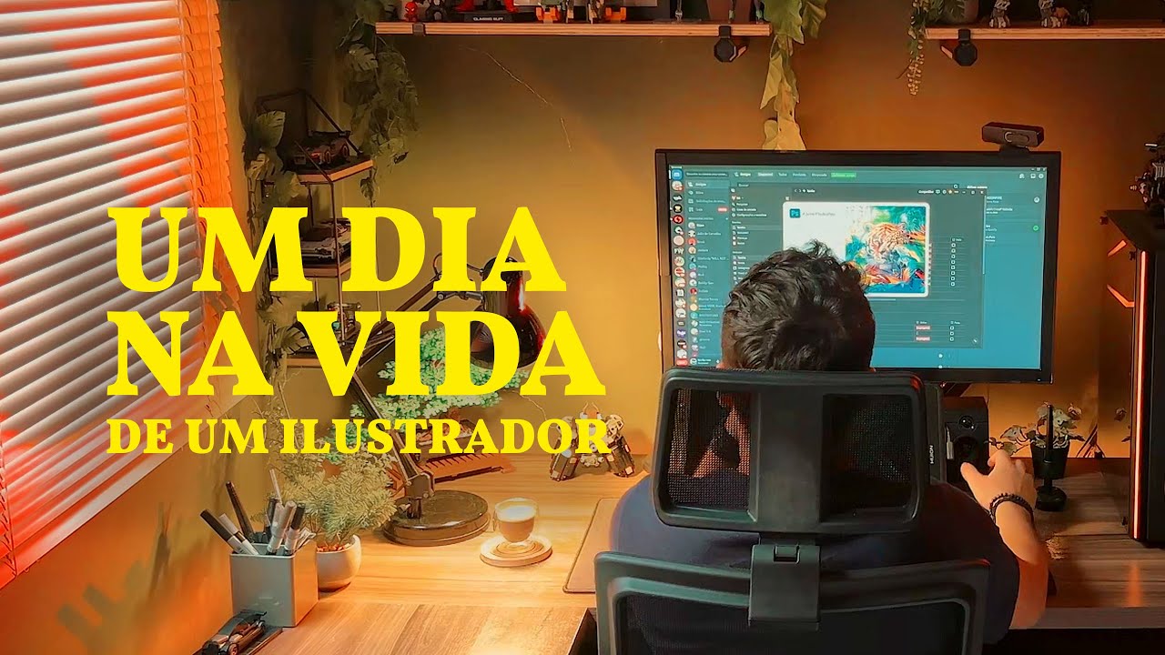 Um dia na vida de um ilustrador - Rotina e trabalho